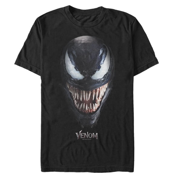 Men's Marvel Venom Film All Smiles Graphic Tee Black Large