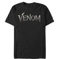 thumbnail image 1 of Men's Marvel Venom Film Metallic Logo Graphic Tee Black X Large, 1 of 4