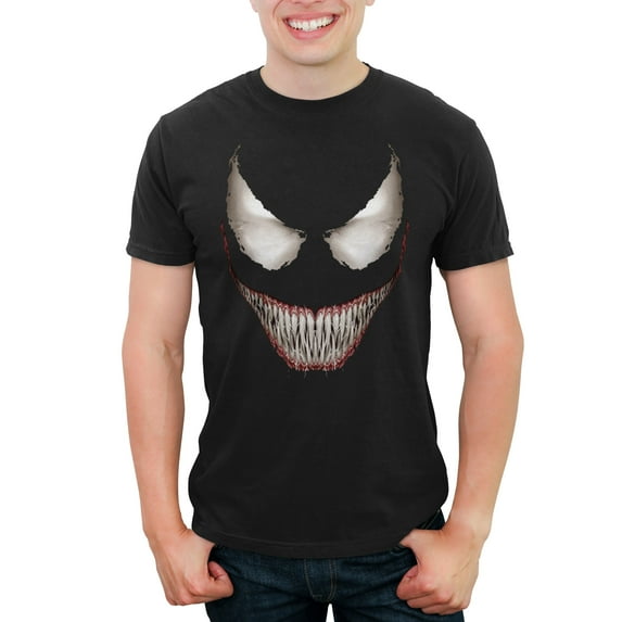 Men's Marvel Venom Grin Graphic Tee Black 4X Large