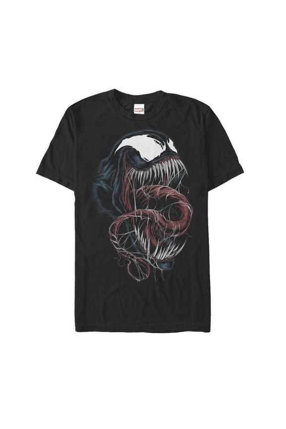 Men's Marvel Venom Close-Up Graphic Tee Black 3X Large