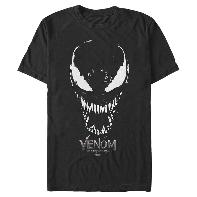 Men's Marvel Venom: Let There be Carnage Big face Logo Graphic Tee