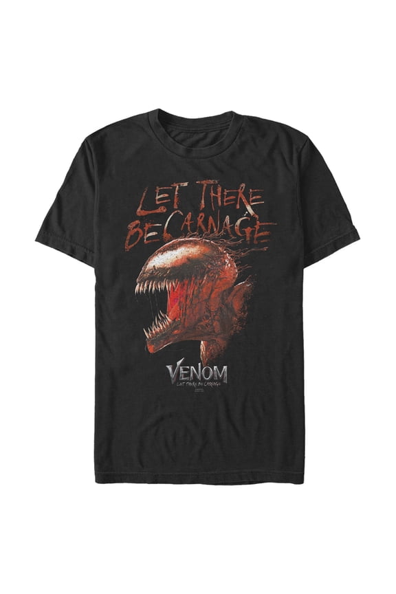Men's Marvel Venom: Let There be Carnage Red Graphic Tee Black 2X Large