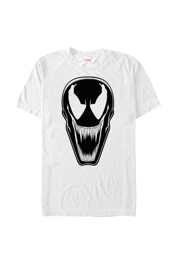 Men's Marvel Venom Modern Face Graphic Tee White X Large