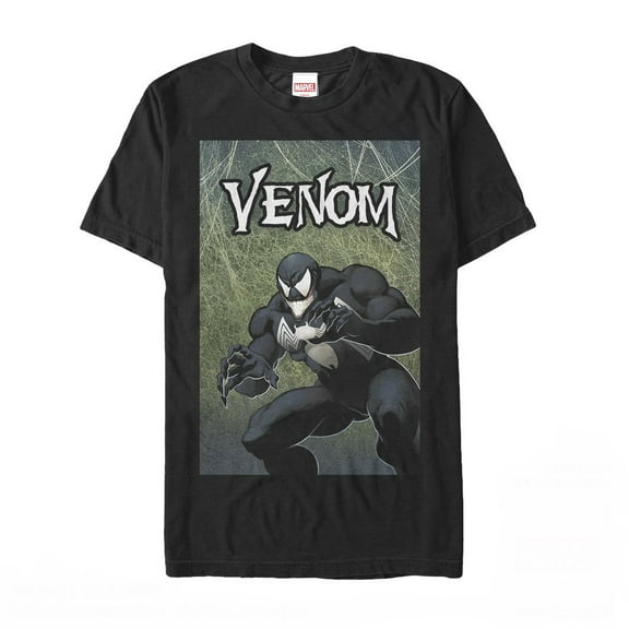 Men's Marvel Venom Smile  Graphic Tee Black Large