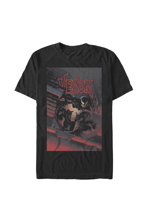 Men's Marvel Venom Wall Poster Graphic T-Shirt
