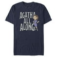 thumbnail image 1 of Men's Marvel WandaVision Agatha All Along Graphic Tee Navy Blue Small, 1 of 5