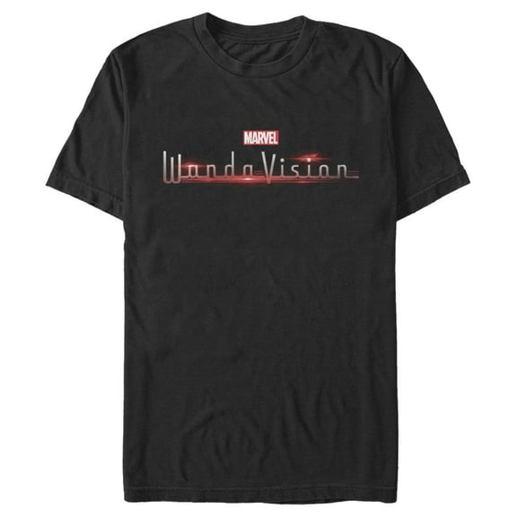 Men's Marvel WandaVision Logo  Graphic Tee Black 2X Large