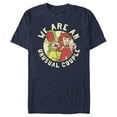 thumbnail image 1 of Men's Marvel WandaVision Unusual Couple Graphic Tee Navy Blue 3X Large, 1 of 5
