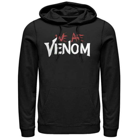 Men's Marvel We Are Venom Film  Pull Over Hoodie Black 2X Large