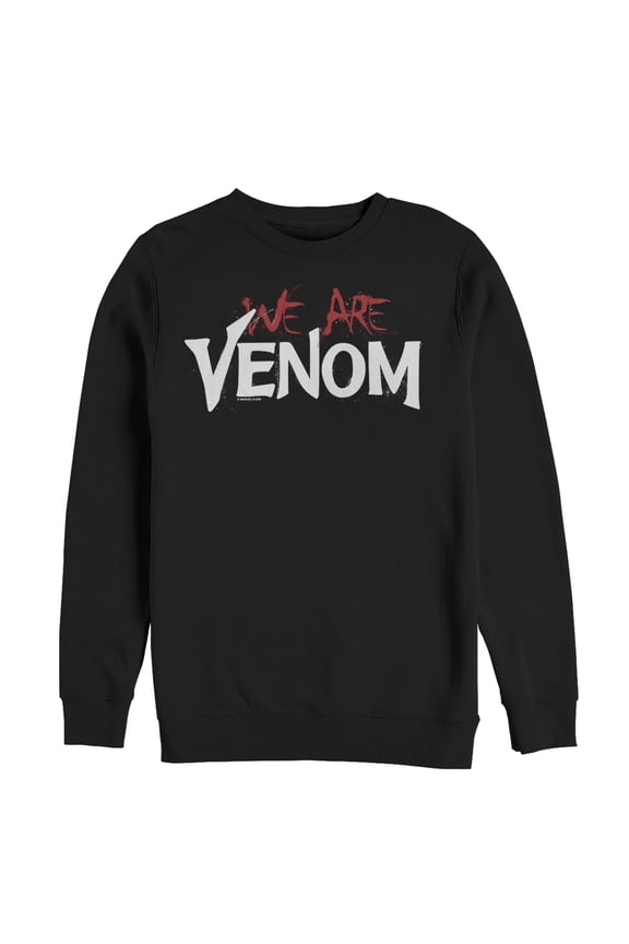 Men's Marvel We Are Venom Film Sweatshirt Black Large