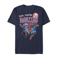 thumbnail image 1 of Men's Marvel Webbed Spider-Man Amazing Dad Graphic Tee Navy Blue Large, 1 of 4