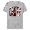 thumbnail image 1 of Men's Marvel What if…? Captain Carter  Graphic Tee Athletic Heather Small, 1 of 5