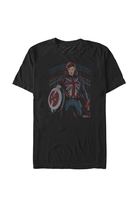 Men's Marvel What if…? Carter Graphic Tee Black 2X Large