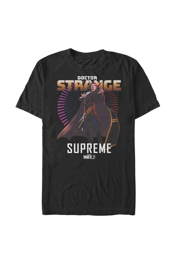 Men's Marvel What if…? Dr. Strange Graphic Tee Black Small