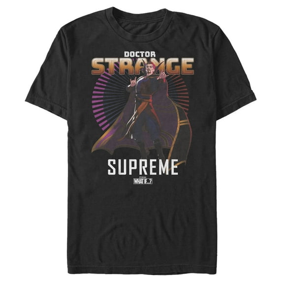 Men's Marvel What if…? Dr. Strange Graphic Tee Black X Large