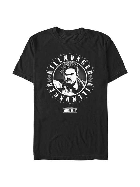 Men's Marvel What if…? Erik Killmonger Graphic Tee Black X Large