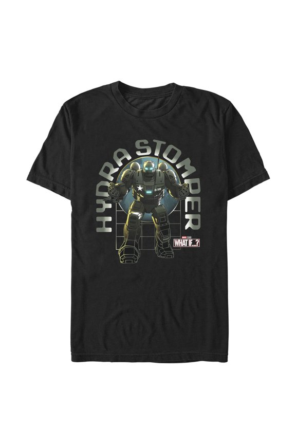 Men's Marvel What if…? Hydra Stomper  Graphic Tee Black Large