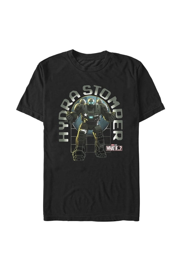 Men's Marvel What if…? Hydra Stomper Graphic Tee Black Small