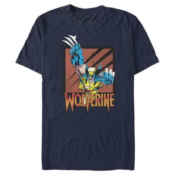 Men's Marvel Wolverine Claw Portrait  Graphic T-Shirt