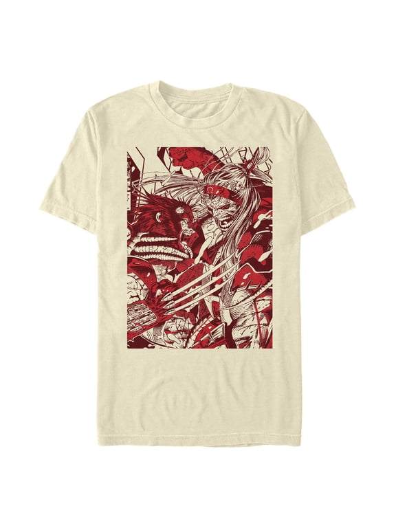 Men's Marvel Wolverine vs Omega Red Graphic T-Shirt