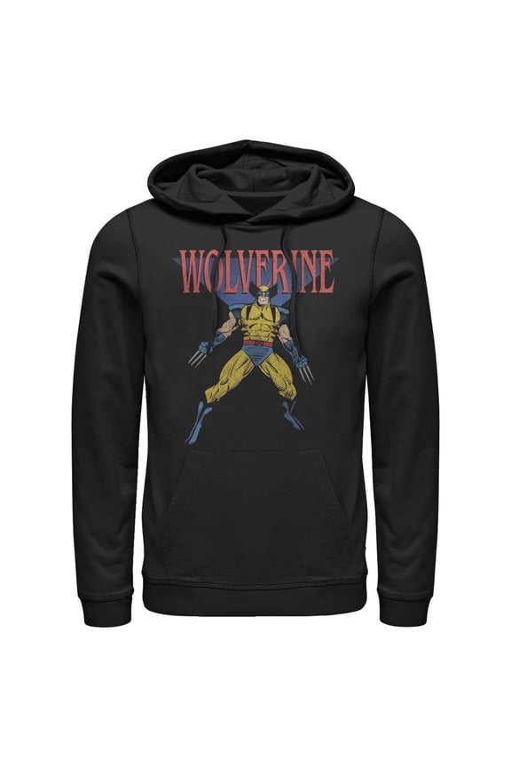 Men's Marvel X-Men '90s Wolverine  Pull Over Hoodie