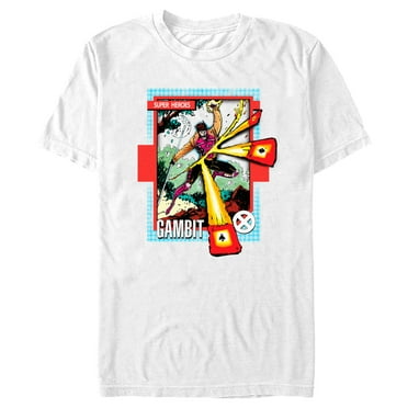 Men's Marvel X-Men '97 Gambit Collectible Card  Graphic T-Shirt