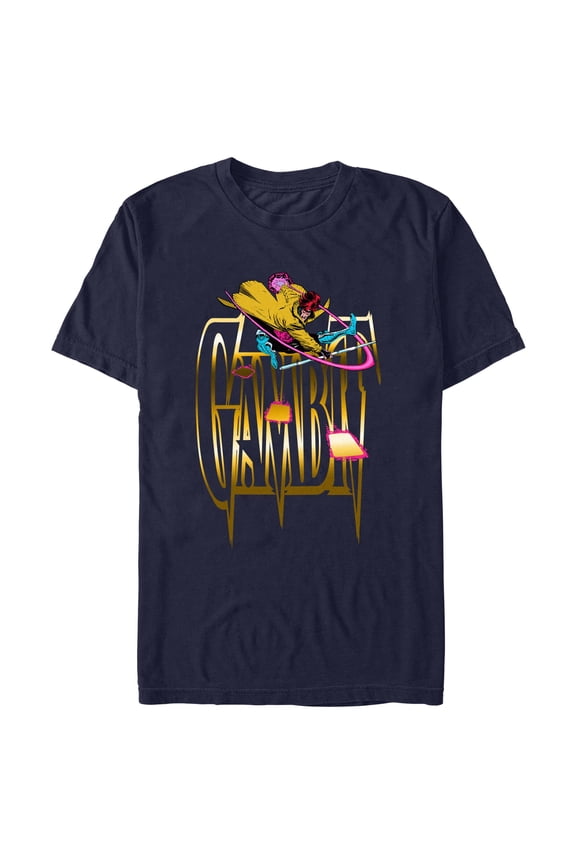 Men's Marvel X-Men '97 Gambit Icon Name  Graphic T-Shirt