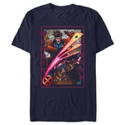 Mens Marvel X-Men 97 Gambit Neon Card Graphic T-Shirt