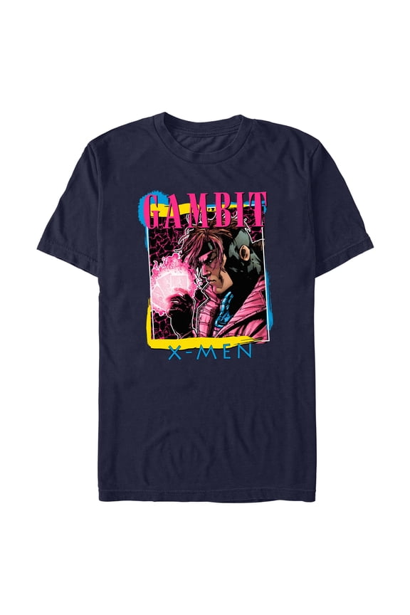 Men's Marvel X-Men '97 Gambit Portrait Retro  Graphic T-Shirt