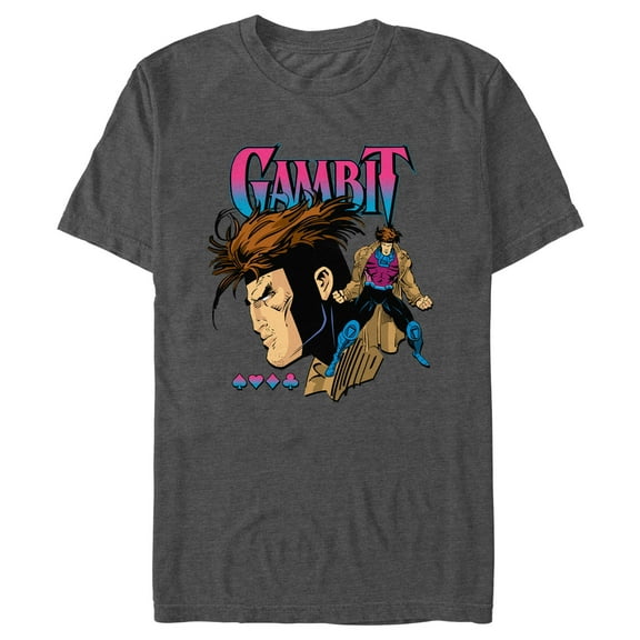 Men's Marvel X-Men '97 Gradient Gambit Graphic T-Shirt