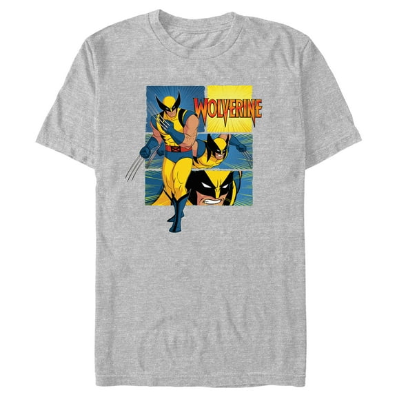 Men's Marvel: X-Men '97 Wolverine Poses Portrait  Graphic T-Shirt