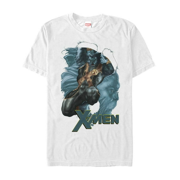 Men's Marvel X-Men Beast Profile Graphic Tee White Large