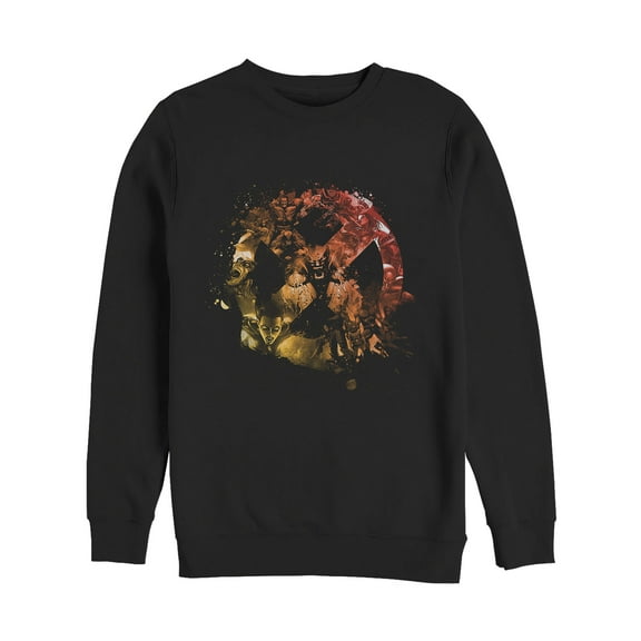 Men's Marvel X-Men Collage Logo  Sweatshirt Black 3X Large