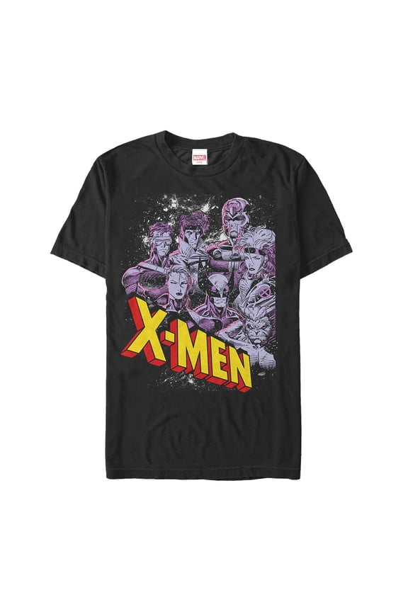 Men's Marvel X-Men Cosmic Team Graphic Tee Black 2X Large