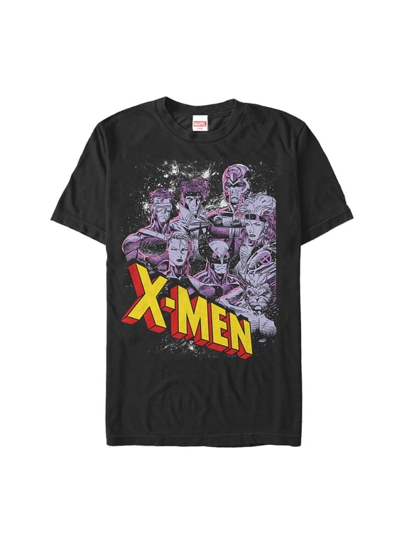 Men's Marvel X-Men Cosmic Team Graphic Tee Black 2X Large