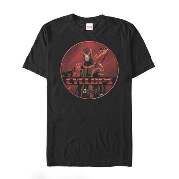 Men's Marvel X-Men Cyclops Badge Graphic Tee Black 3X Large