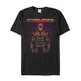 thumbnail image 1 of Men's Marvel X-Men Cyclops Grid Graphic Tee Black 5X Large, 1 of 4