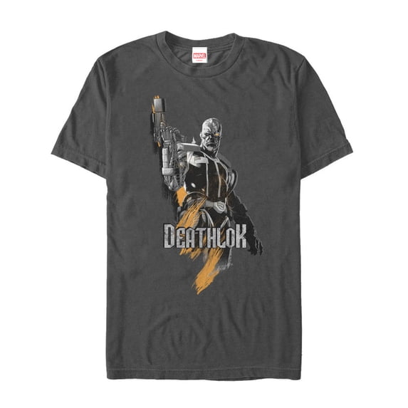 Men's Marvel X-Men Deathlok Graphic Tee Charcoal X Large