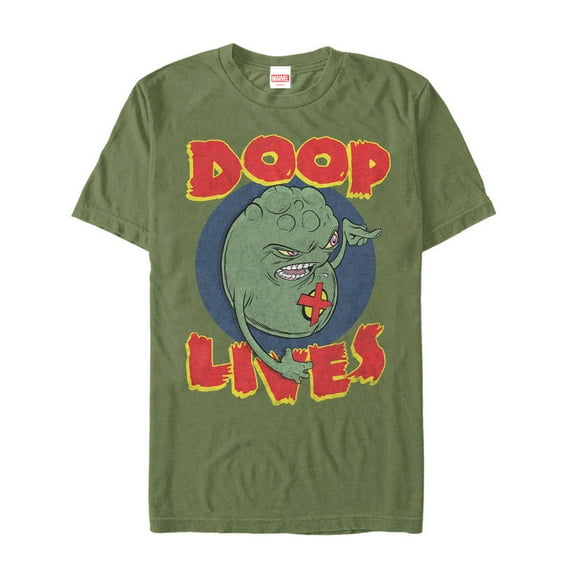 Men's Marvel X-Men Doop Lives Graphic Tee Military Green Medium