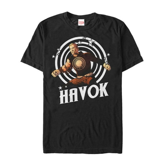 Men's Marvel X-Men Havok Graphic Tee Black Medium