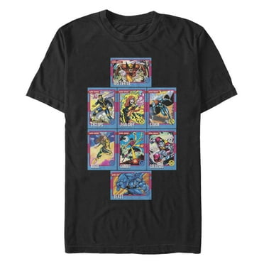 Men's Marvel X-Men Info Cards  Graphic T-Shirt