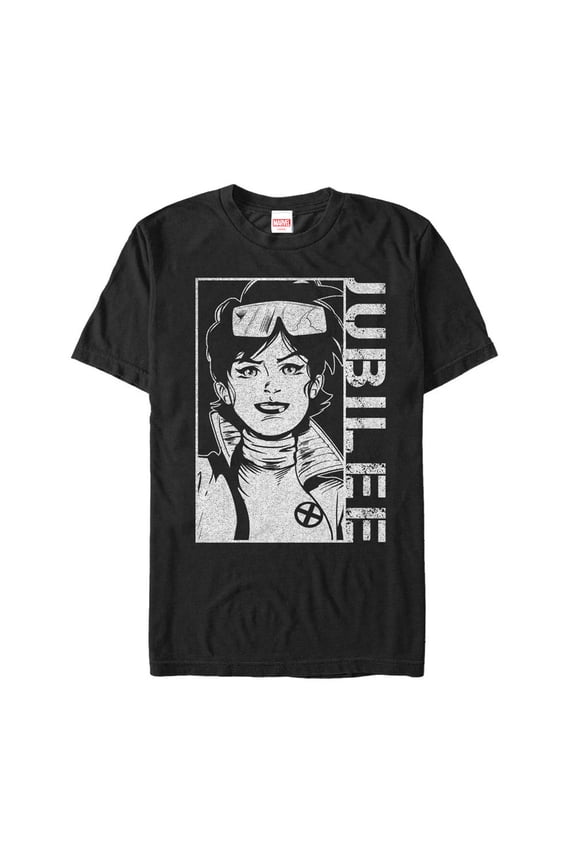 Men's Marvel X-Men Jubilee Portrait Graphic Tee Black X Large