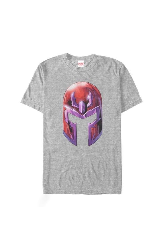 Men's Marvel X-Men Magneto Helmet  Graphic Tee Athletic Heather 5X Large