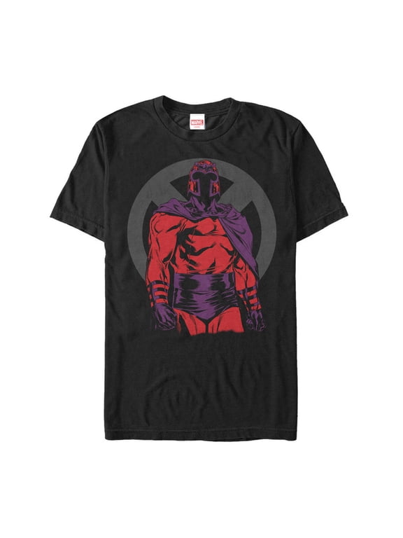 Men's Marvel X-Men Magneto Logo Graphic Tee Black X Large