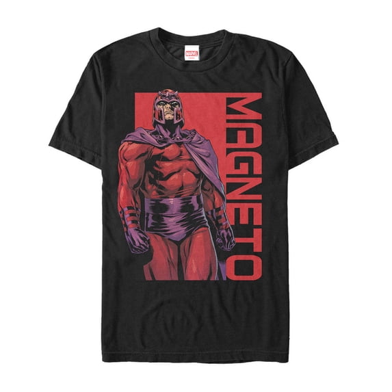 Men's Marvel X-Men Magneto Stance Graphic Tee Black Large