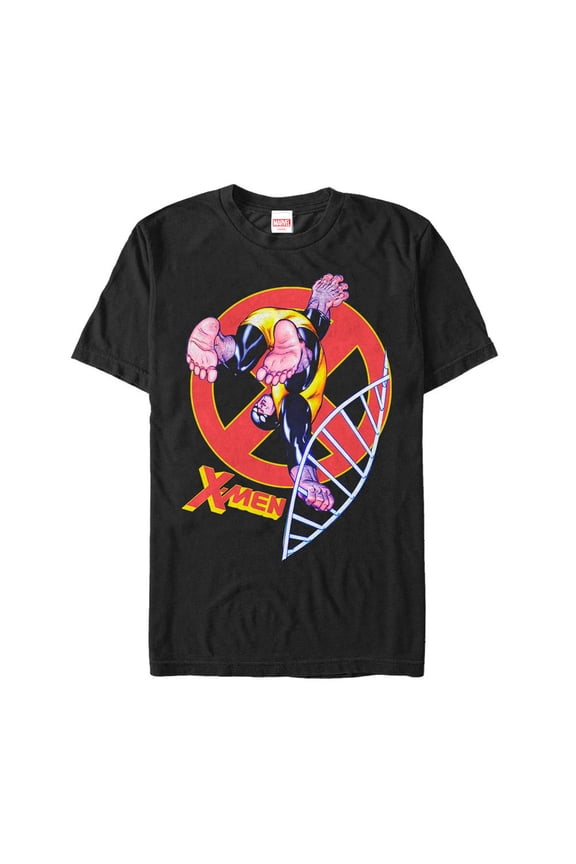 Men's Marvel X-Men Retro Beast Swing  Graphic Tee Black Small