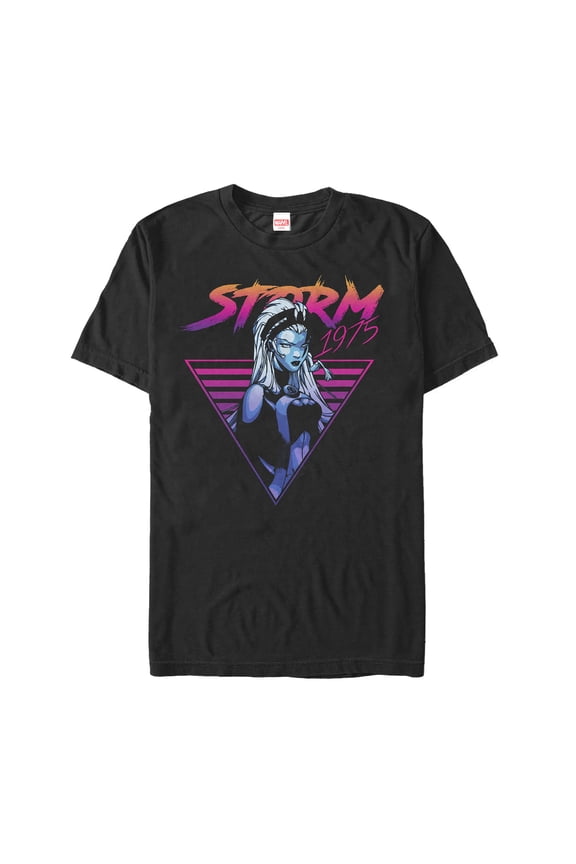 Men's Marvel X-Men Retro Storm Graphic Tee Black Large