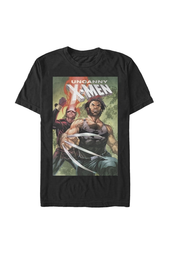 Men's Marvel X-Men Uncanny Graphic Tee Black 4X Large
