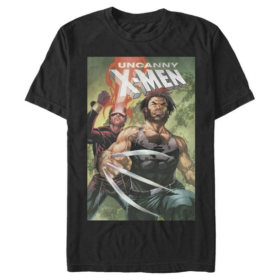 Men's Marvel X-Men Uncanny  Graphic Tee Black Large