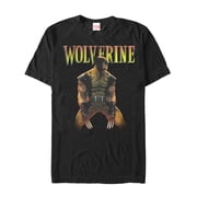 Men's Marvel X-Men Wolverine Ready Graphic Tee Black Small